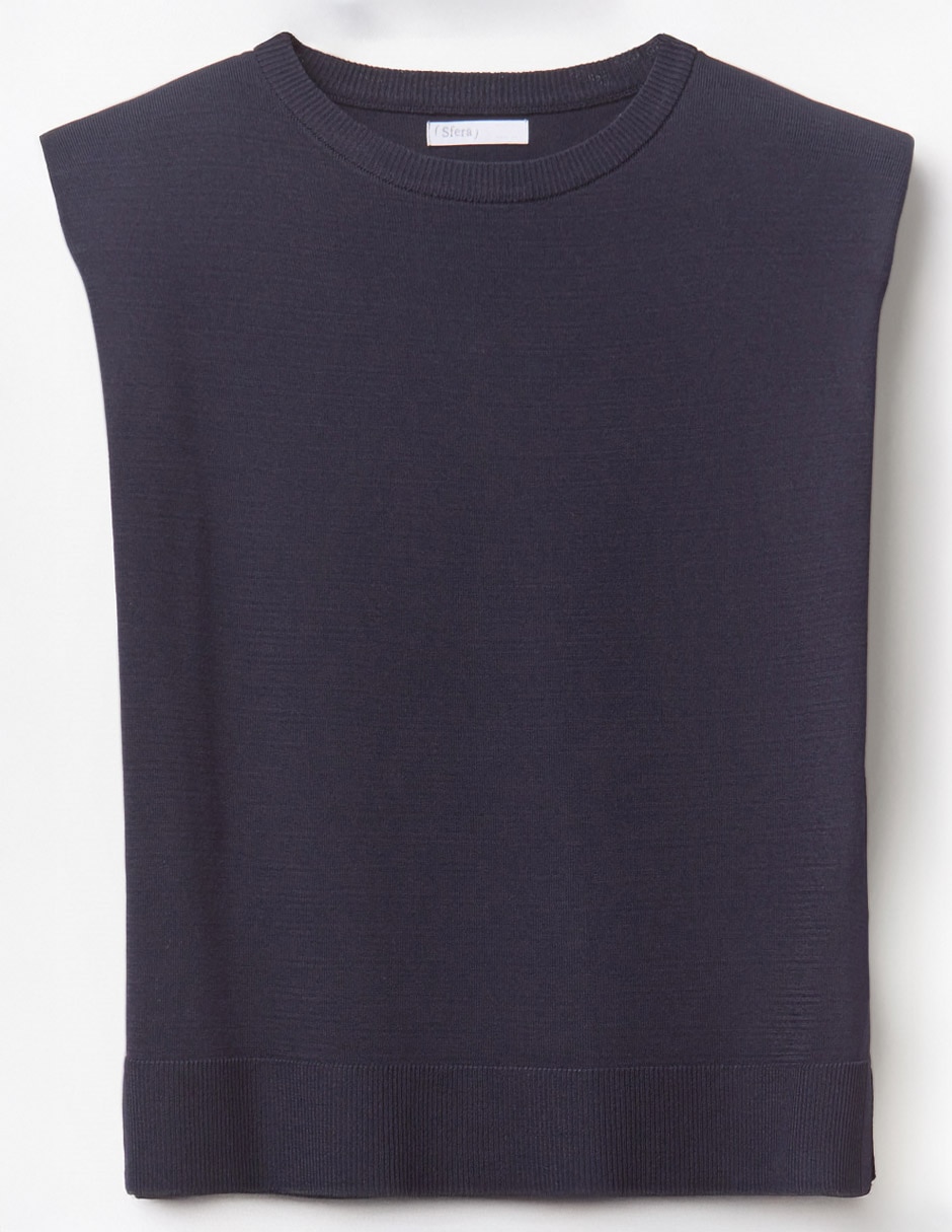 Blusa sfera sin manga para mujer