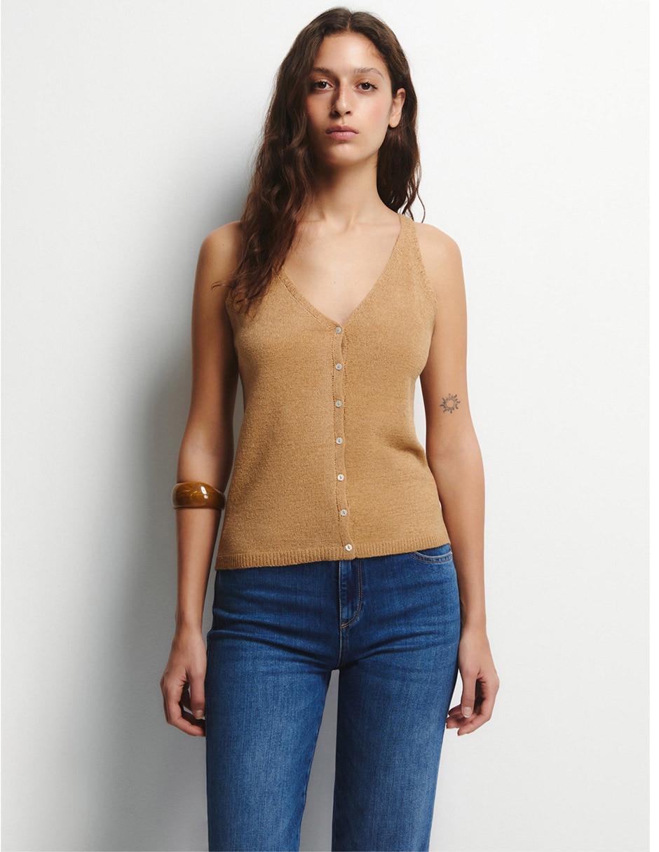 Blusa de tirantes Sfera para mujer