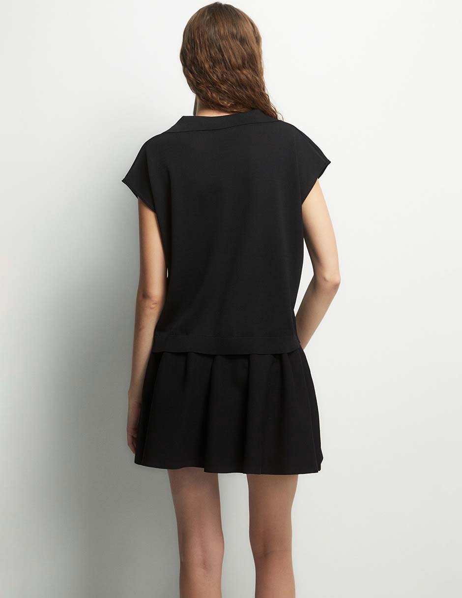 Suéter cuello v para mujer 2