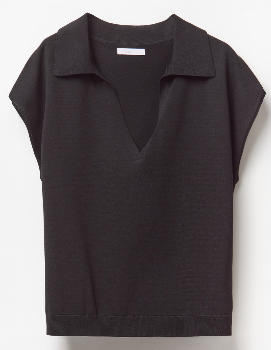 Suéter cuello v para mujer 5