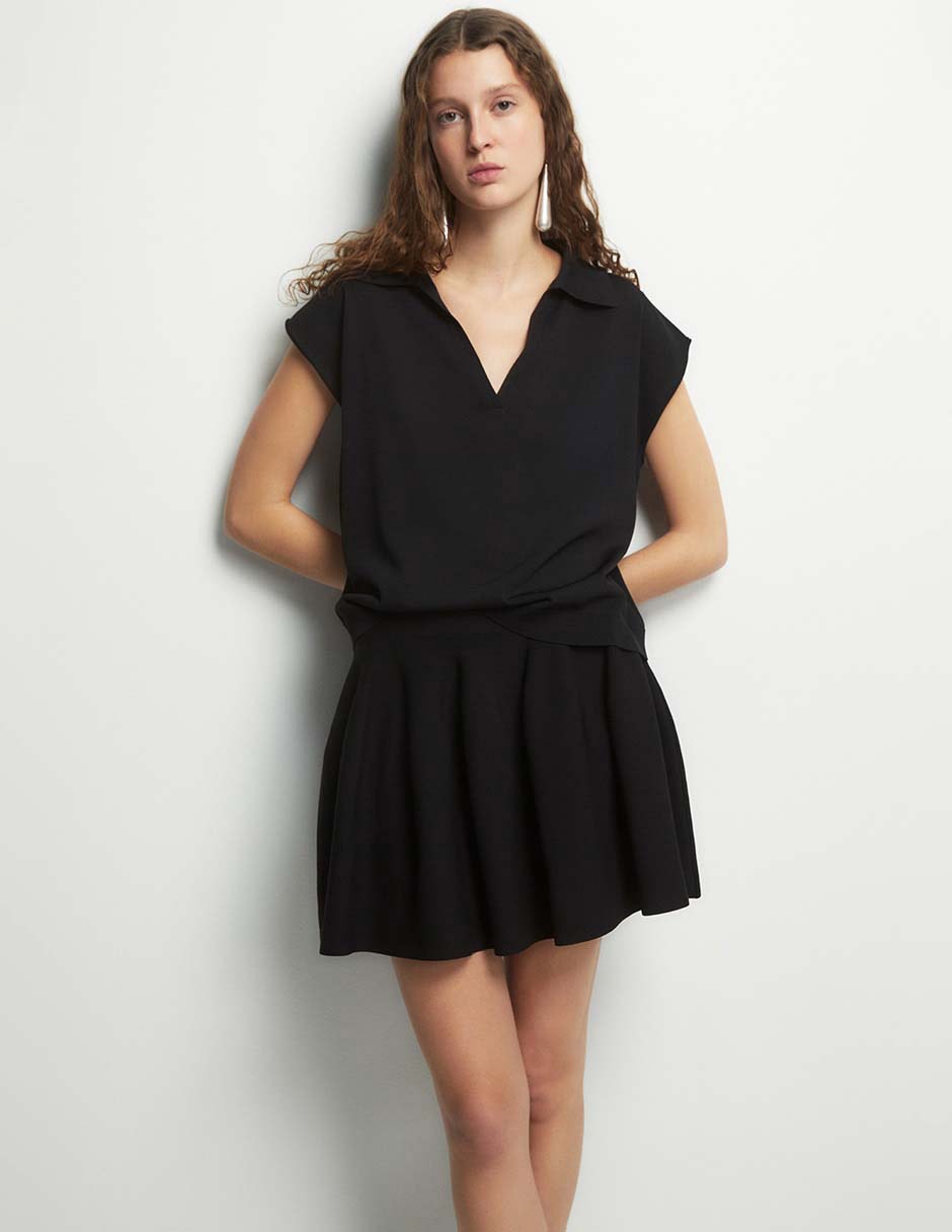 Suéter cuello v para mujer 1