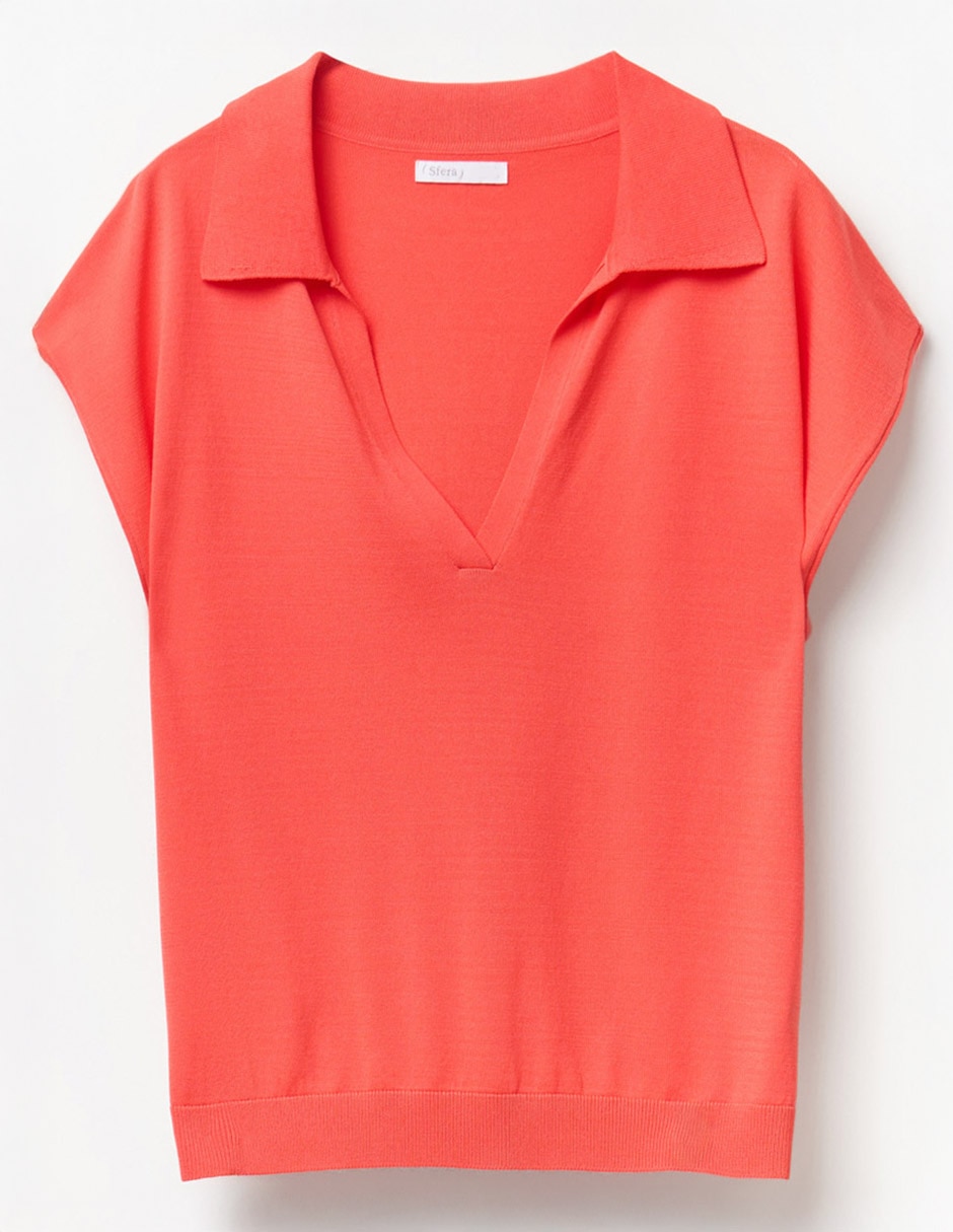 Suéter sfera cuello v para mujer