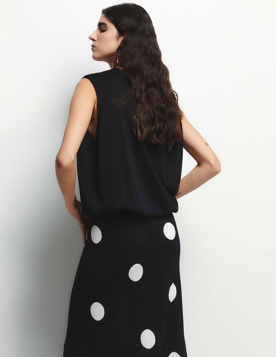 Blusa Sfera manga corta para mujer