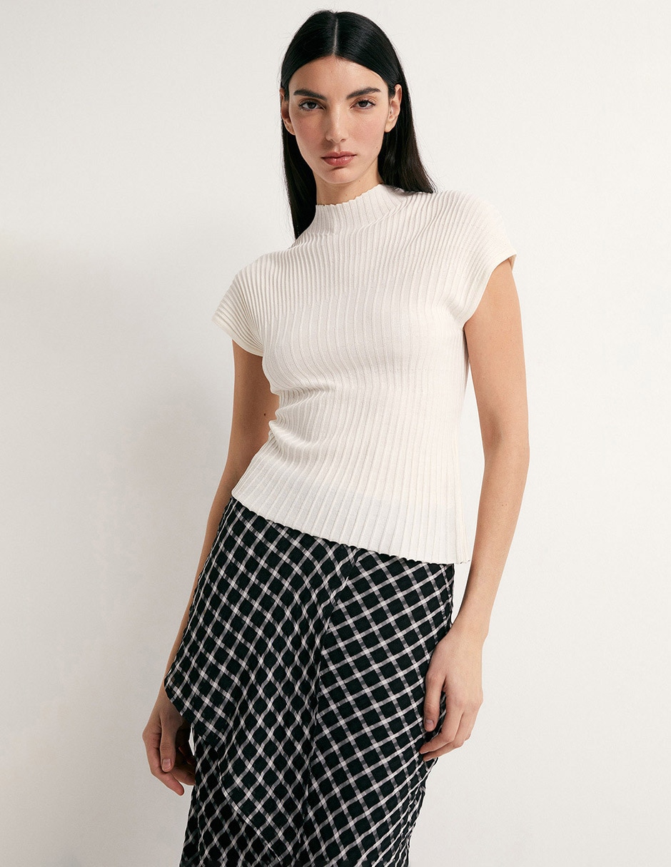 Blusa Sfera manga corta para mujer