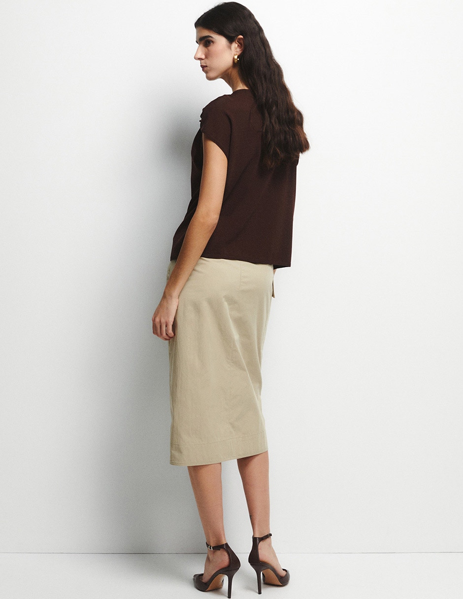 Blusa Sfera manga corta para mujer