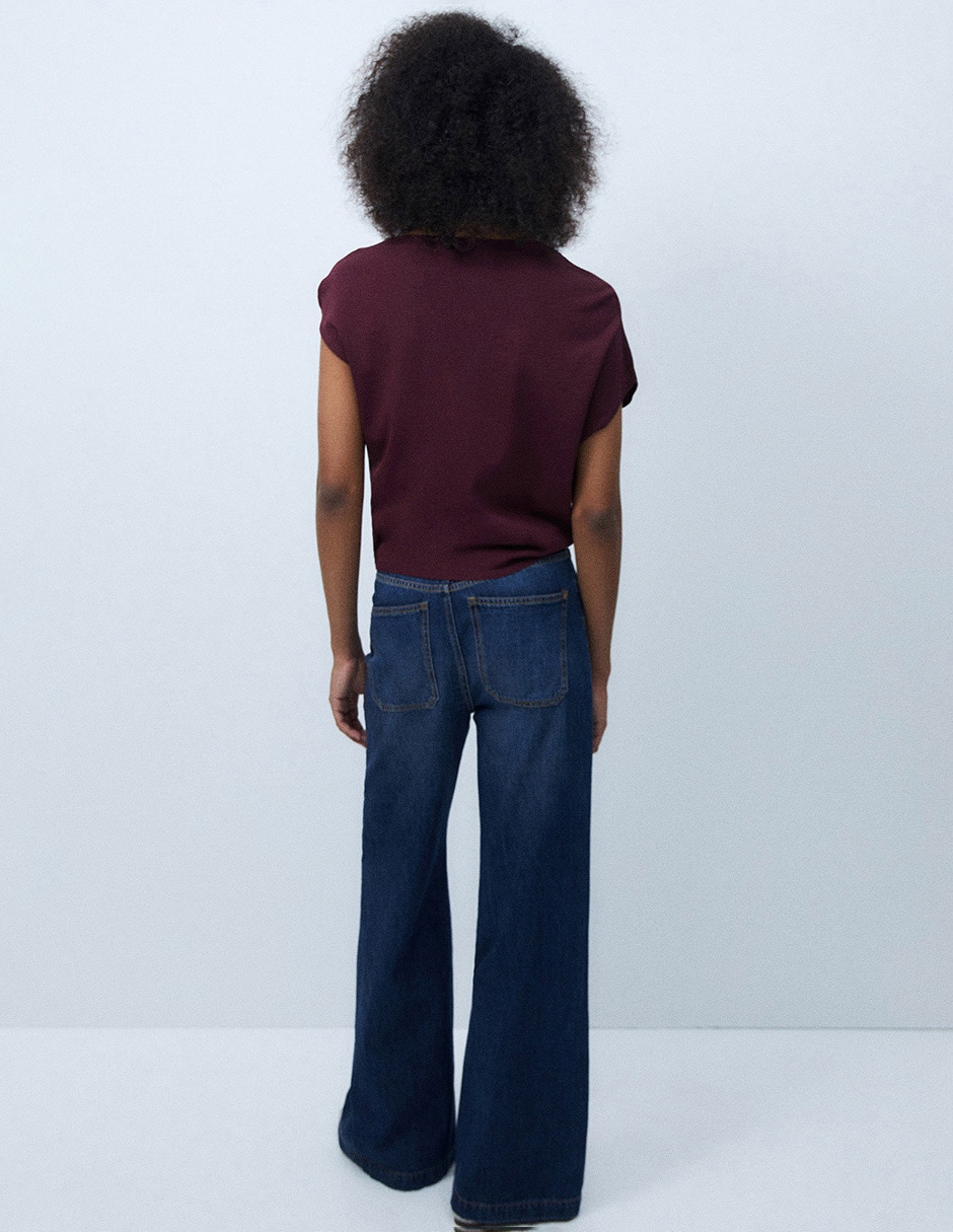 Blusa Adolfo Dominguez manga al codo para mujer 3