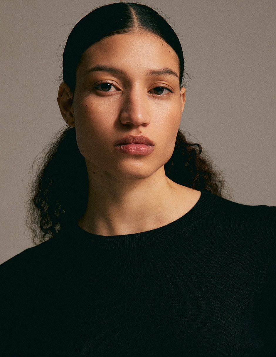 Suéter cuello redondo para mujer 5