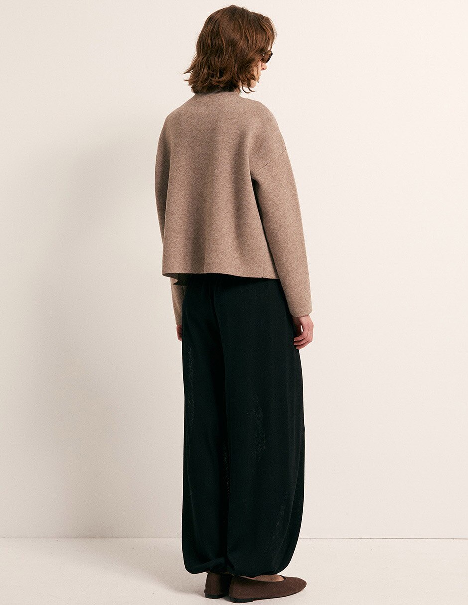 Suéter cuello redondo para mujer 2
