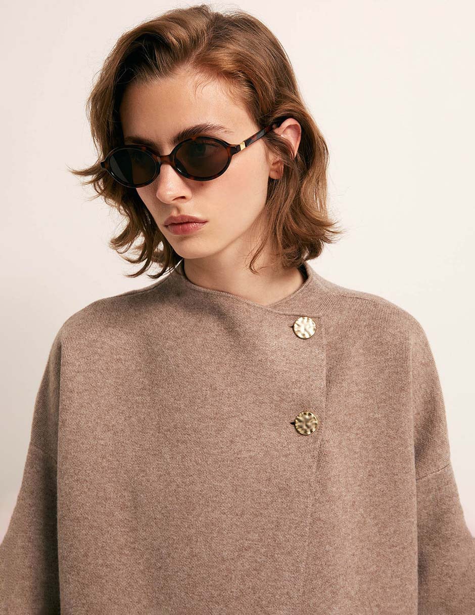 Suéter cuello redondo para mujer 4