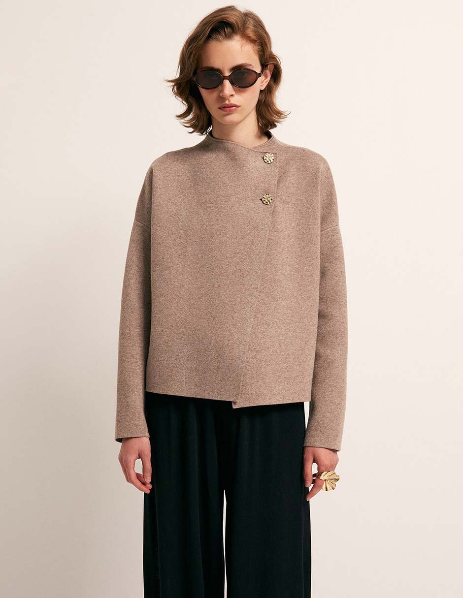 Suéter cuello redondo para mujer 6